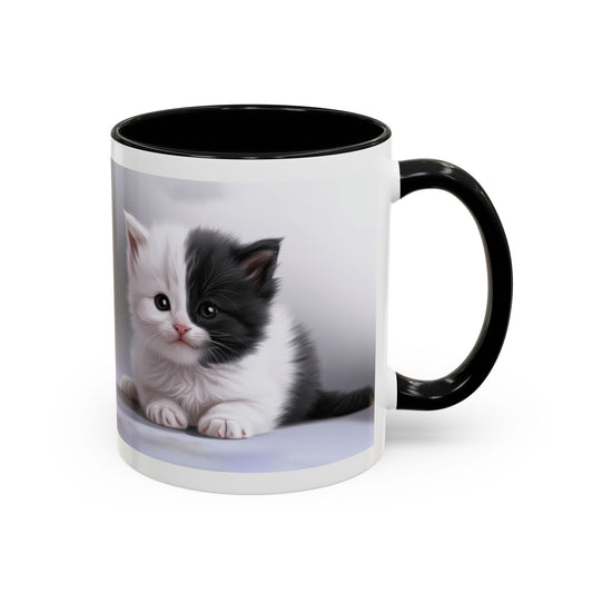 Adorable Cat Accent Coffee Mug - Perfect Gift for Cat Lovers