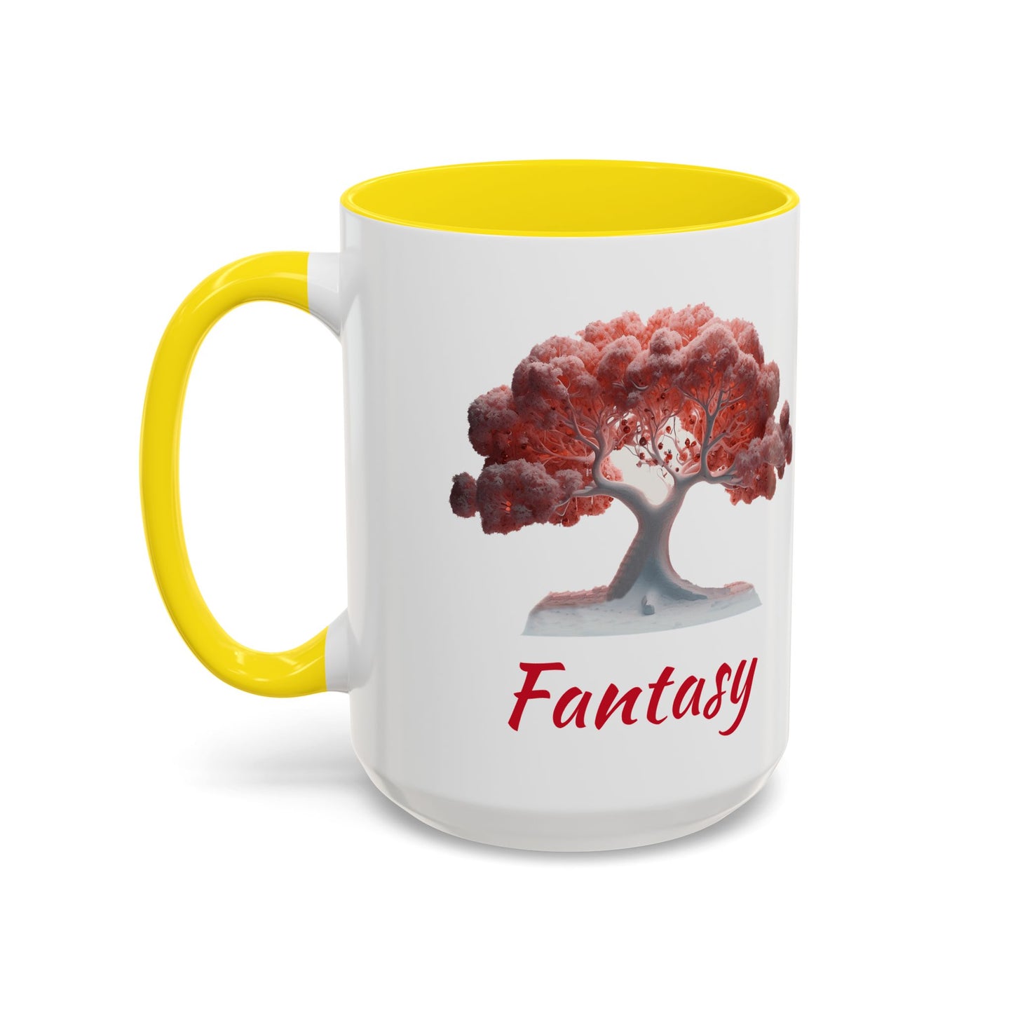 a fantasy tree image Accent Coffee Mug, 11oz