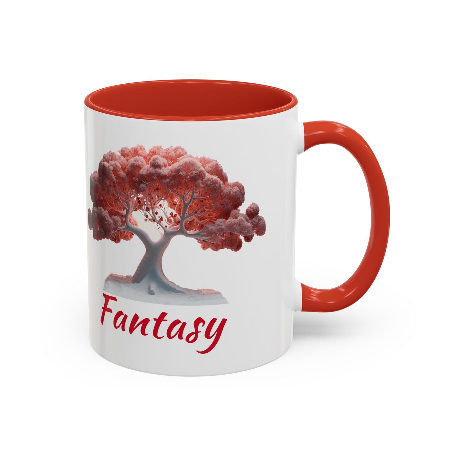 a fantasy tree image Accent Coffee Mug, 11oz